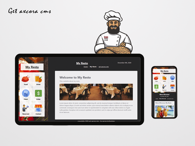 Pembuatan website restoran cafe rumah makan gratis aplikasi restoran ...